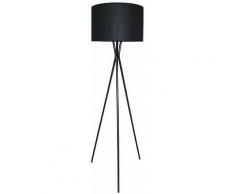 Lumisky - Lampadaire salon NOELIE BLACK Noir Métal H150CM - Noir