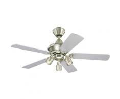Ventilateur de plafond Westinghouse Kingston 5 pales (Ø) 105 cm érable, argent