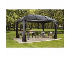 Tonnelle Pergola Aluminium Moreno 3 x 4 x 2,83m