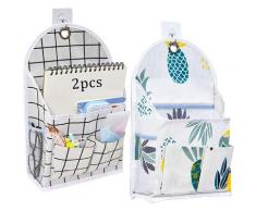 Sac de Rangement Suspendu Bebe Sac Organisateur Mural en Tissu Sac de Rangement Suspendu en Lin Sac