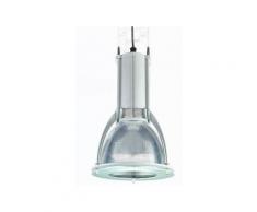 Suspension industrielle Ø 345mm H526mm alu lampe iodure 150W G12 (non incl) pour intérieure MIRACH