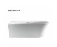 Baignoire design ovale ELIZABETH blanche 170 cm