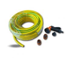 Tuyaux d'arrosage | Anti UV | 4 couches - Quantité x 1 - Lg 50 m - Ø 15 mm + kit douchette