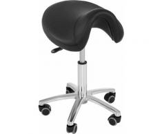 Fauteuil Coiffure Tabouret Ergonomique 40 X 38 Cm 5 Roues Eco Cuir Hauteur Salon