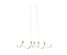 Suspension salle a manger Moderne en acier dimmable LED incl. - Twizle Qazqa Design Luminaire