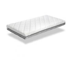 Matelas BEBE BUNNY 80X130 Epaisseur 11 CM -Noyau en mousse perfore Anti Bacterien - DORMALIT
