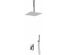 Giorgy - Set pour douche double fonction modéle slim avec douchette à main et pommeau douche –