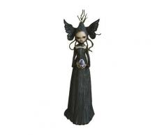 Nouveau Style Halloween La Sorciere Sceptre Resine Artware Sorciere Ornements Jardin Decoration