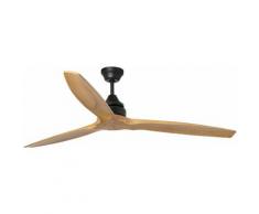 Ventilateur de plafond ALO - Lames en bois de pin brun