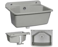 Poste d'eau multifonction LAVABO BASSIN 460X370 GRIS