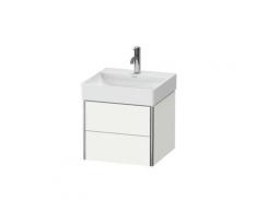 Duravit Ag - Duravit XSquare meuble-lavabo mural 48,4x46,0 cm, 2 tiroirs, pour lavabo DuraSquare