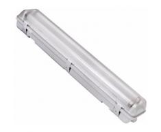 Réglette LED étanche double pour Tubes lumineuse LED T8 120cm IP65 (boitier vide)