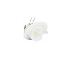 Spot LED Escargot Blanc Encastrable Orientable 10W Equivalent 90W | Blanc - Blanc Chaud 3000K