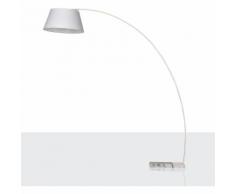 Lampadaire design déporté 185x38 par Zendart Sélection - Blanc - Intérieur