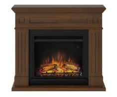 Tagu - Cheminée électrique décorative 'Larsen' Bois de noyer - Powerflame