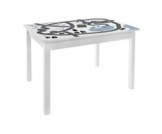 Table pour enfant - Circuit - 77 x 55 x 48 cm - Livraison gratuite - Blanc