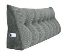 Vercart - Coussin de Lecture Compensé, Triangulaire Coussin à Coins, Gros Coussin Canapé, Traversin