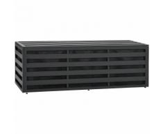 Boîte de rangement de jardin Aluminium 150x50x50 cm Anthracite Coffre de jardin