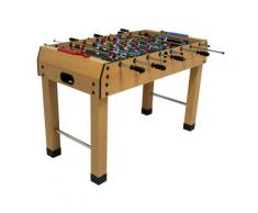 Baby Foot Teenager, Table de Baby pour Enfant, 122 x 61 x 81 cm - Beige et Noir - Beige