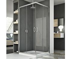Cabine douche 72x120CM H185 transparent modèle junior