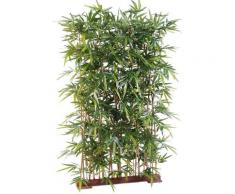 Plante artificielle haute gamme Spécial extérieur/ Haie artificielle Bambou, coloris vert - Dim :