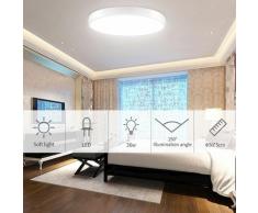 Hommoo - 8 PCS Plafonnier rond ultra-mince à LED pour la cuisine de salle de bain LiVing