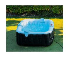 Spa gonflable Carré - 2-3 personnes - GONFLAGE EN 5 MINUTES