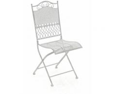 CLP - Chaise de jardin KIRAN antique/blanc