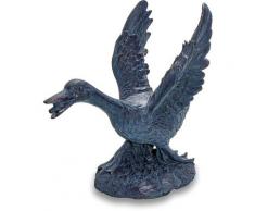 Esotec - Figurine de gargouille figurine oie jardin d?eau décoration figurine de bassin 100733