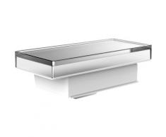 Distributeur de savon liquide de liaison Emco pour rampe, gobelet en verre cristal, intérieur