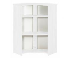 Beaux Meubles Pas Chers - Meuble-Comptoir Bar 96 cm Blanc - Coloris: Capitons 911