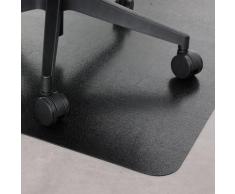 Tapis protection de sol - PVC - Noir - sol dur - 90 x 120 cm