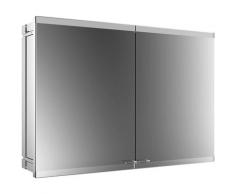 Emco asis evo Armoire lumineuse de toilette, modèle encastré, 2 portes, 1000 mm, Exécution: avec
