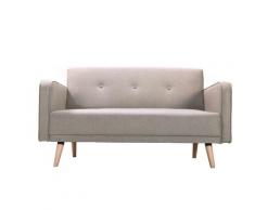 Canapé scandinave 2 places ULLA - Naturel