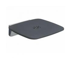 Siège de douche rétractable GEDY Anthracite / Chromé 608343
