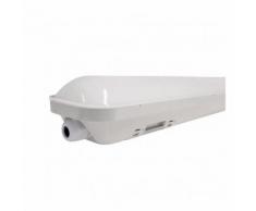Blanc Neutre - Réglette LED intégrée - Double - 1500mm - 50W - IP66 - Étanche