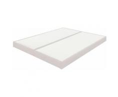Ebac Literie - Sommier tapissier 80+80x200 SP18 13 lattes champagne