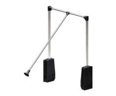 Elévateur de penderie acier - boîtier noir - Largeur dressing 540-690 mm