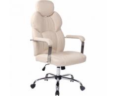 CLP - Fauteuil de bureau Almelo beige Stoff