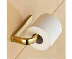 Porte Papier Toilette Rouleau, en Laiton Set d'Accessoires de Salle de Bains Fixation Murale