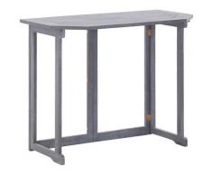 Youthup - Table pliable de balcon 90x50x74 cm Bois d'acacia massif