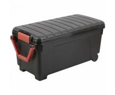 Multiroir - malle IRIS plastique bordeaux l.50 x P.100 x H.50 cm cm, 170 l