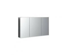 Geberit Armoire de toilette Geberit Option Plus Plus avec éclairage, trois portes, largeur 120 cm,