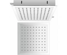 Pommeau de douche encastrable plafond 28x28cm