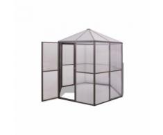 Serre de jardin hexagonale 5m2