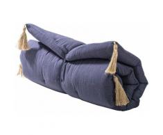 Enjoy Home - Futon 60x120 cm LOLA 100% coton - GRIS FONCE