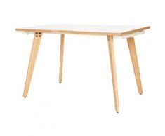 Certeo - Table de réunion Yunique | Extensible | HxLxP 740 x 1600 x 620 mm | Simple | Nature |