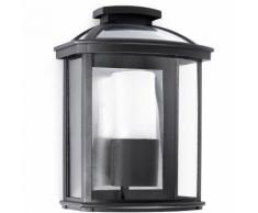 Applique mur extérieur modèle rustique ceres 1-Noire
