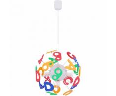 Suspension LED, motif des lettres, H 120 cm, LURRA