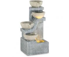 Blumfeldt - Delos fontaine LED intérieur et extérieur 5 m câble ciment gris